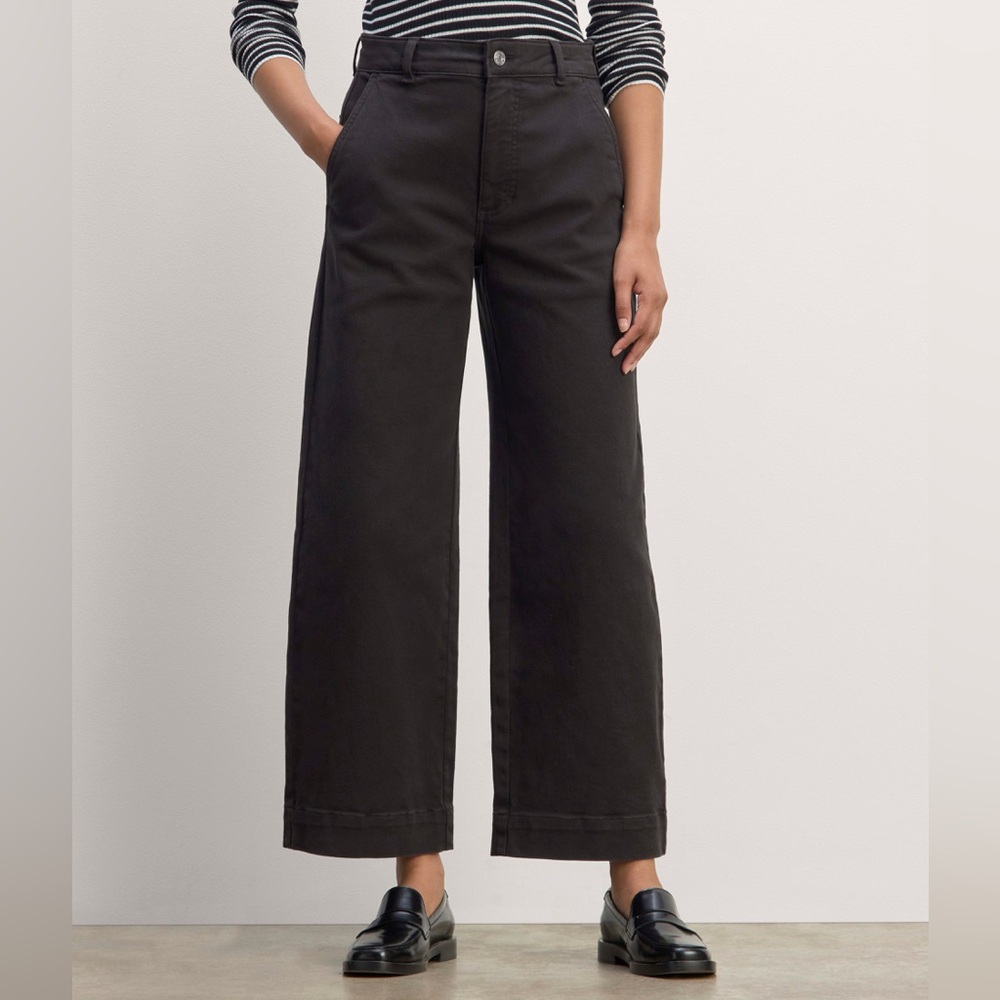 Everlane Utility Wide Leg Pants (?) | Black